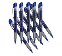 Q-Connect Liquid Ink Rollerball Pen Fine Blue (Pack of 10) KF50140