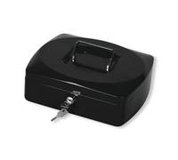 Q-CONNECT Cash Box 10 Inch Black