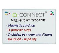 Q Connect Magnetic Whiteboard Drywipe Notice Board 900x600mm