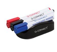 Q-Connect Magnetic Whiteboard Erase With 3 Whiteboard Markers