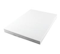 Q-Connect Plain Board Back Memo Pad 160 Pages A4 (10 Pack)