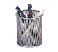 Q-CONNECT MESH PEN POT SILVER