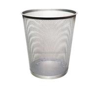 Q-Connect Mesh Waste Paper Basket Bin 18 Litre Silver