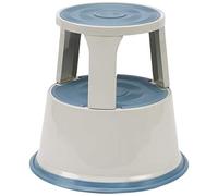 Q-Connect Metal Step Stool Light Grey