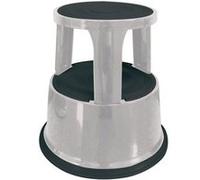Q-Connect Metal Step Stool Light Grey KF04844
