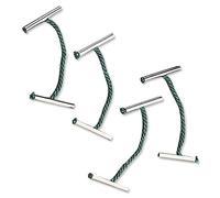 Q-Connect Metal Treasury Tag 102 mm - Pack of 100, Green