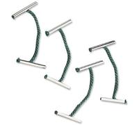 Q-Connect Metal Treasury Tag, 25 mm, Pack of 100, Green