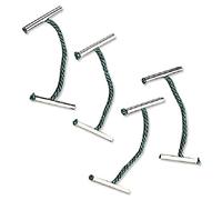 Q-Connect Metal Treasury Tag, 51 mm, Pack of 100, Green