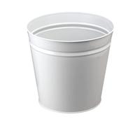 Q-Connect Metal Waste Bin 15 Litre Grey