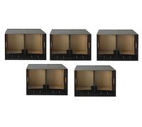 Q Connect Module Lever Arch File - Black (Pack of 5)