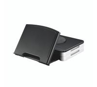 Q-Connect Mon Stand/Doc Holder BLK