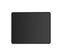 Q-Connect Mouse Pad/32x27cm/Black-Red/Rubber base desk mat/Non slip/Gaming mouse pad/Home, Office