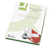 Q-Connect Multi-Purpose Labels 199.6 x 289 mm – 1 per A4 sheet – Pack of 100 White