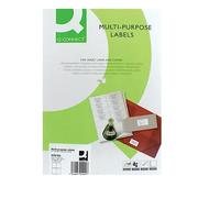 Q-Connect Multipurpose Copier Labels 105x148mm 4 Per Sheet White (Pack of 400) KF01004