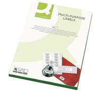 Q-Connect Multipurpose Copier Labels 210x287mm 1 Per Sheet White (Pack of 100)