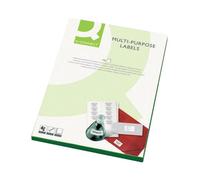 Q-Connect Multipurpose Copier Labels 70x37mm 24 Per Sheet White (2400 Pack) KF01133