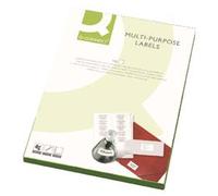 Q-Connect Multipurpose Labels 199.6x143.5mm 2 Per Sheet Whtie -KF26056