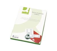 Q-Connect Multi-Purpose Labels 199.6 x 289 mm – 1 per A4 sheet – Pack of 100 White