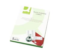 Q-Connect Multipurpose Labels 38.1x21.2mm 65 Per Sheet White (Pack of 6500) KF01130 + Free finchley Refill Pen (7)