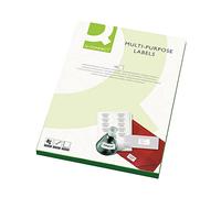 Q Connect 63.5x46.5mm 18 Per A4 Sheet Multi Purpose Label - White (Pack of 100)