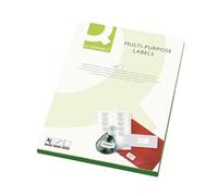 Q Connect 99.1x34mm 16 Per A4 Sheet Multi-Purpose Label - White (Pack of 100)