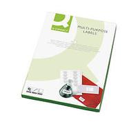 Q-Connect Multipurpose Labels KF02248 - 99.1 x 38.1 mm, 14 per A4 sheet, White (7000 pack)
