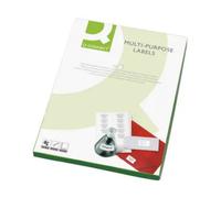 Q-Connect Multipurpose Labels 99.1X38.1mm 14 Per Sheet White (Pack Of 7000)