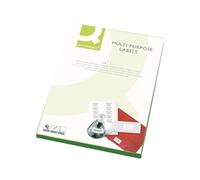 Q-Connect Multi-Purpose Labels 99.1x67.7mm 8 per A4 Sheet Pack of 100 White