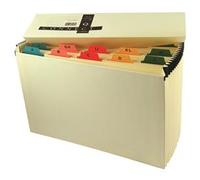 Q-Connect Mylar A-Z 19-Pocket Expanding File - KF04091