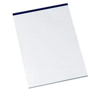 Q-Connect Narrow Ruled Board Back Memo Pad 160 Pages A4 (Pack of 10) KF32006