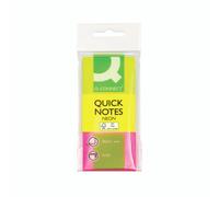 Q-Connect Neon Quicknote 38X51MM PK3