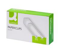 Q-Connect No Tear Paperclip, 32 mm KF01312Q - Pack of 1000