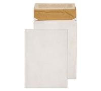 Q-Connect Padded Gusset Envelopes E4 Peel and Seal White - KF3533