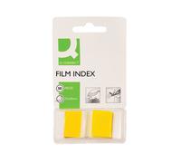 Q-Connect Page Markers - Index Cards 1 Inch Yellow Pack of 50 (KF03634)