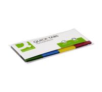 Q-CONNECT Page Markers self adhesive tab Assorted colours