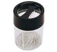 Q-Connect Paperclip Dispenser - Black/Clear