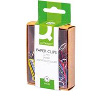 Q-Connect Paperclips Coloured 32mm (Pack of 10 x 75) Ref KF02023Q