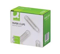 Q-Connect Paperclips Wavy 77mm (Pack of 100) KF27004