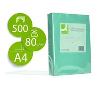Q-Connect Green Coloured A4 Copier Paper 80gsm Ream Ref KF01093