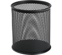Q-Connect Pen Cup Metal Black (office Set) / Small Office Accessories/Type-Desk