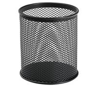 Q Connect Mesh Pen Pot - Black