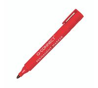 Q-Connect Perm Markr Bullet Red PK10