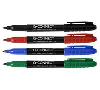 Q-Connect Permanent Marker Bullet Tip Fine Assorted (Pack of 10) KF02305
