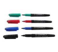 Q-Connect Permanent Marker Bullet Tip Fine Assorted (Pack of 10) KF02305