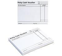 Q-Connect Petty Cash Voucher Pad 125x101mm (Pack of 10) KF00103