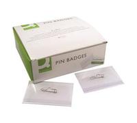 Q-Connect Pin Badge 54x90mm (Pack of 50) Ref KF01564