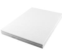 Q-Connect Plain Board Back Memo Pad 160 Pages A4 (10 Pack)