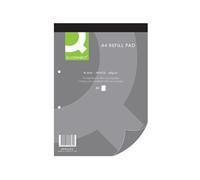 Q-Connect Plain Headbound Refill Pad 160 Pages A4 (Pack of 10) - KF02232