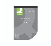 Q-Connect Plain Headbound Refill Pad 160 Pages A4 (Pack of 10) - KF02232