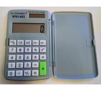 Q-Connect Pocket Calculator Solar and Battery Operated School Office Business